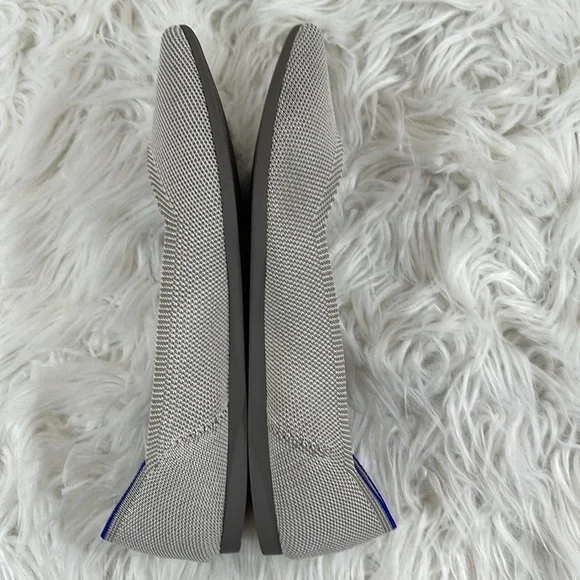 ROTHY’S The Point in Flax Birdseye Size 7.5 Flats Slip On Shoes - Picture 12 of 14